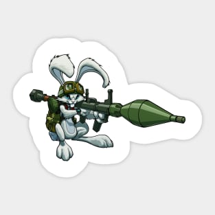 Bazooka Bunny Sticker